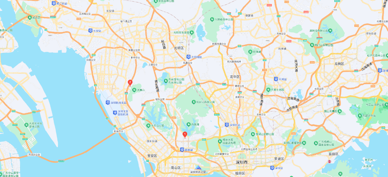 Shenzhen map